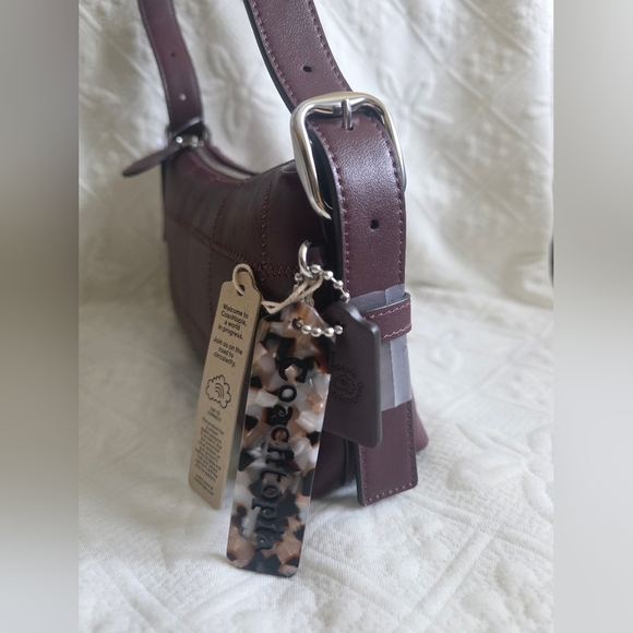 Coachtopia Small Slouchy Alter Ego In Merlot - Picture 4 of 8